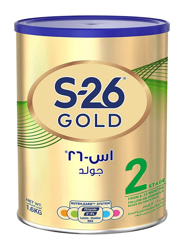 Nestle S-26 Gold 2 Baby Milk Powder, 1600g