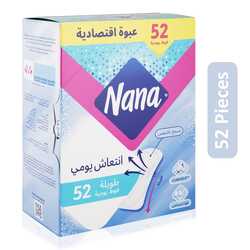 Nana Daily Fresh Pantyliners - Long, 52 Pieces