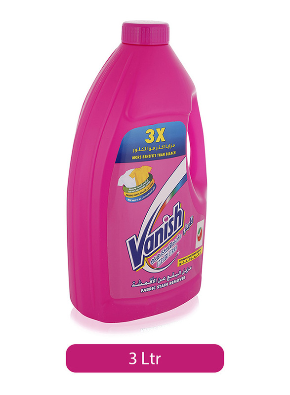 Vanish Multi Use Liquid Colors & Whites Stain Remover, 3 Liter