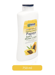 BIO Skincare Papaya Bath & Shower Creme, 750ml