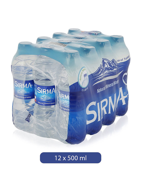 Sirma Natural Mineral Water, 12 Bottles x 500ml