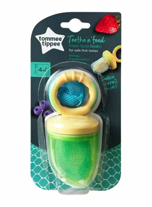 Tommee Tippee Teethe 'n' Feed Fresh Food Feeder, 4+ Months, Yellow/Green