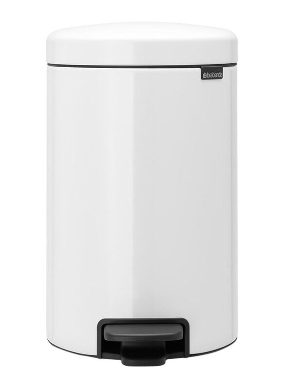 

Brabantia 12L Newicon Pedal Bin, 41.1 x 25.1 x 33.8 cm, White