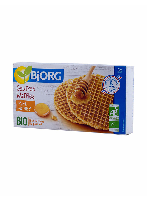Bjorg Organic Waffles with Honey Filling, 175g