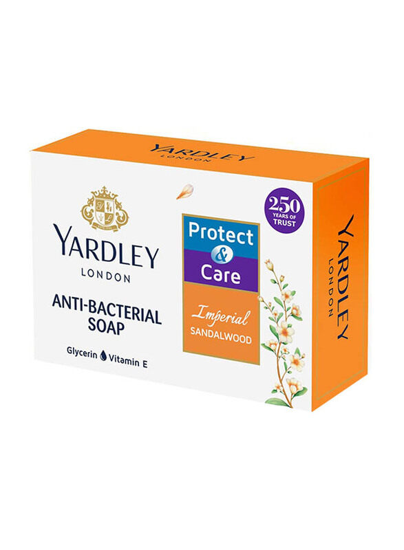 

Yardley London Sandalwood Protect & Care Anti-Bacterial Soap Bar, 100gm