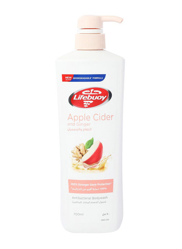 

Lifebuoy Apple Cedar and Ginger Antibacterial Body Wash, 700ml