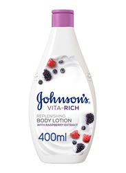 Johnson's Vita-Rich Replenishing Body Lotion with Raspberry Extract, 400ml