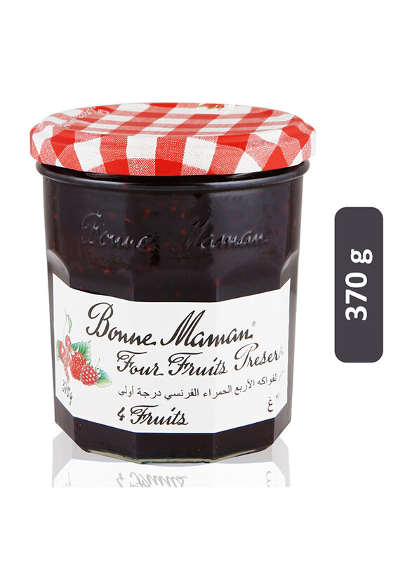 

Bonne Maman Four Fruits Preserve Jam, 370 g