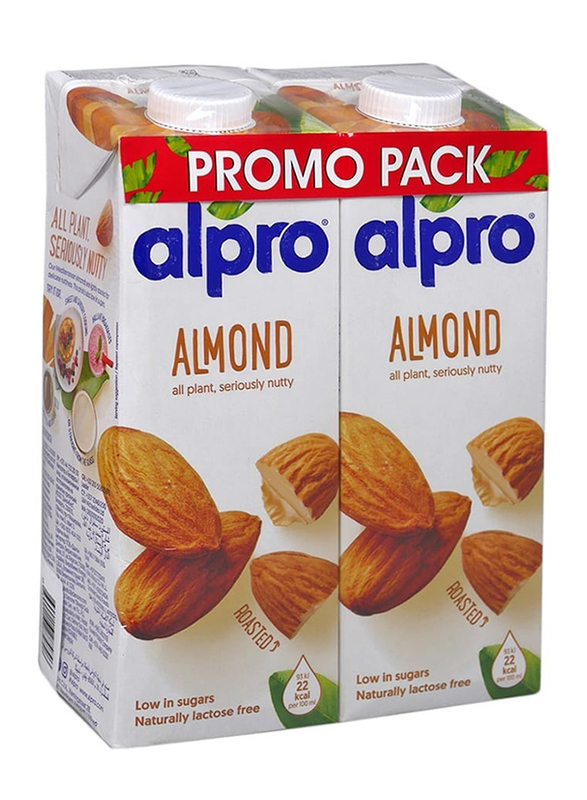 Alpro Almond Original Drink, 2 x 1 Liter