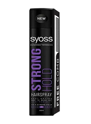 Syoss Hair Spray Strong Hold, 400ml + Free Comb