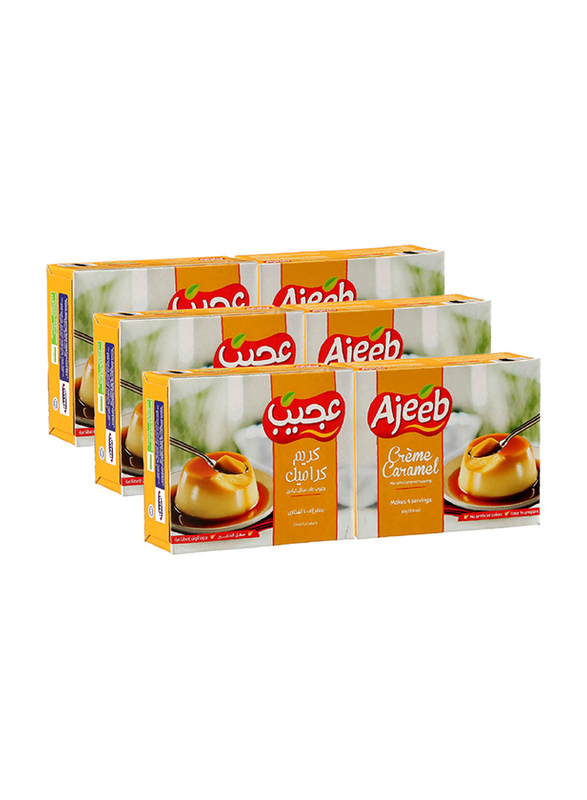 Ajeeb Creme Caramel, 6 x 80g