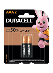 Duracell AAA Battery, 2 Pieces, Multicolour