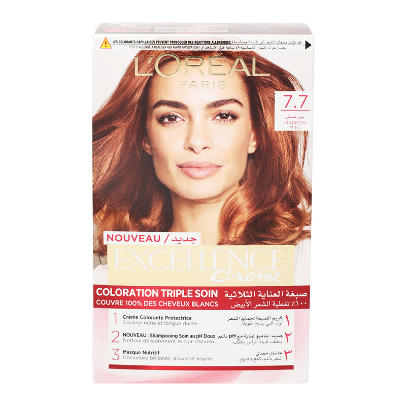 

L'Oréal Paris L'Oreal Paris 7.7 Honey Brown Excellence Creme Set, 3 Pieces