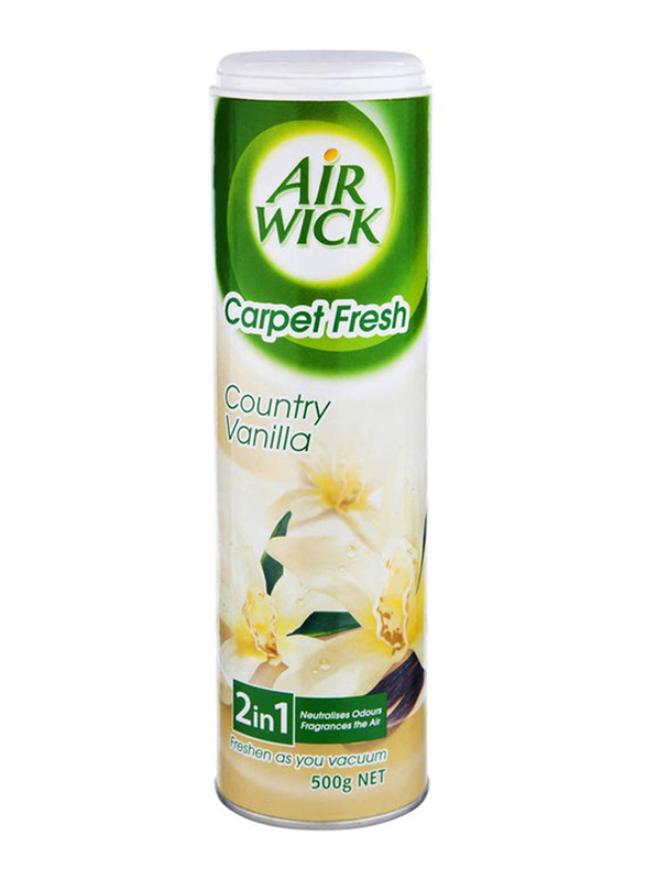 Air Wick 2-in-1 Vanilla Carpet Deodoriser & Freshener, 500g