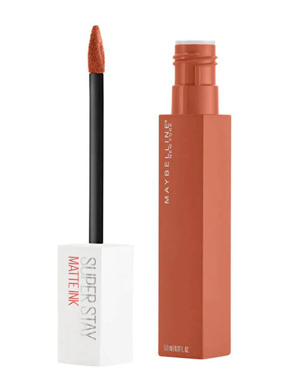 

Maybelline New York Super Stay Liquid Matte Ink Lipstick, 5ml, 75 Fighter, Brown