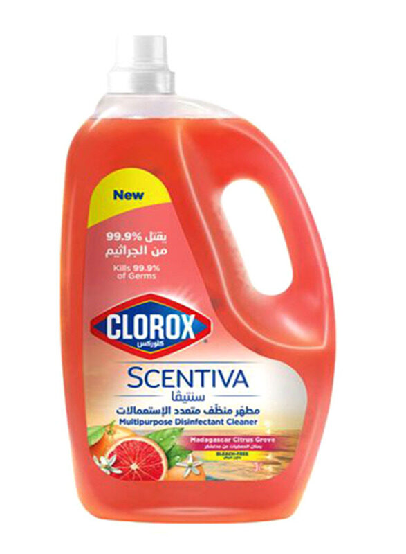 

Clorox Citrus Scentiva Multipurpose Disinfectant Floor Cleaner, 3 Liters