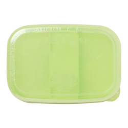 Lion Star MC-36 Bear & Squirrel Print Lunch Box, Large, Green