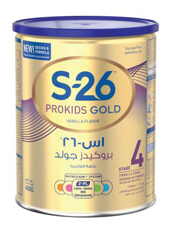 

S-26 Gold Stage 4 Infant Formula Milk Powder, 1 to 3 Years, 400g