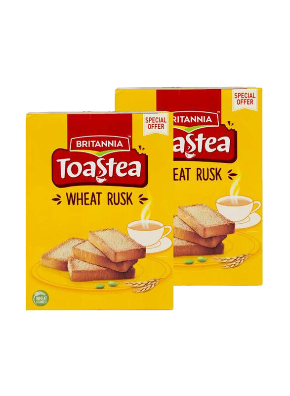 

Britannia Toastea Wheat Rusk, 2 x 335g