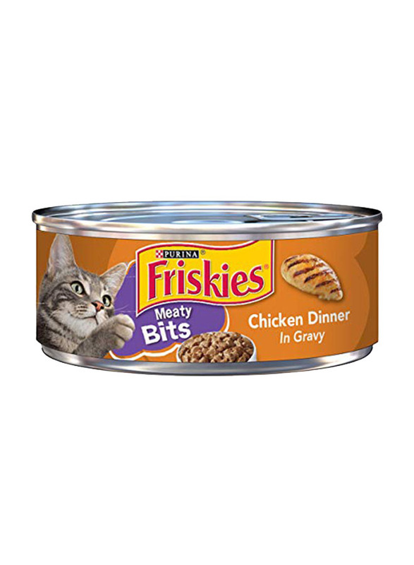 Purina Friskies Meaty Bits Chicken Wet Cat Food, 156 grams