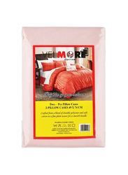 Velmore 2-Piece Polyester Pillow Case Set, 2 Pillowcases, Pink