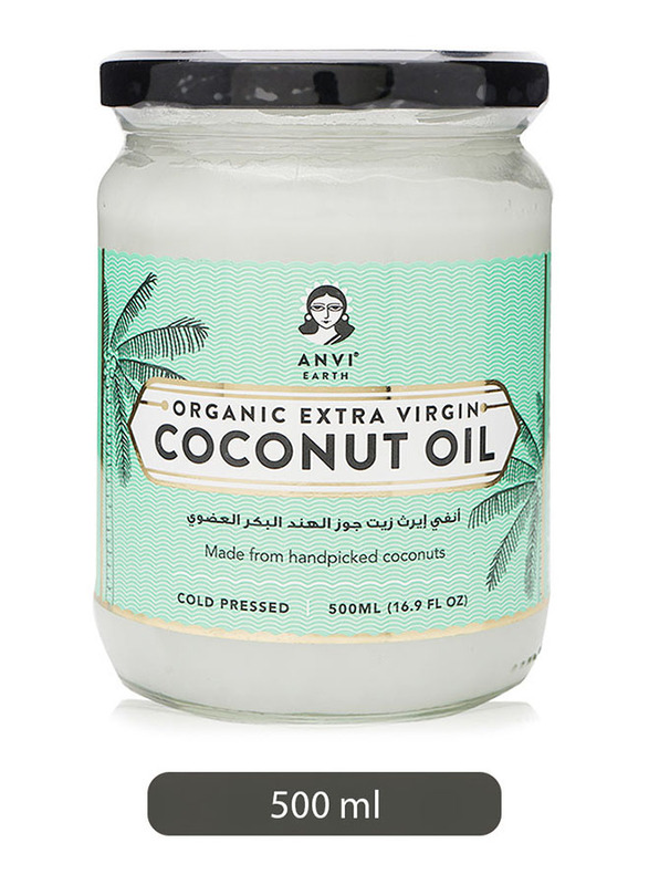 Anvi Earth Organic Extra Virgin Coconut Oil, 500ml