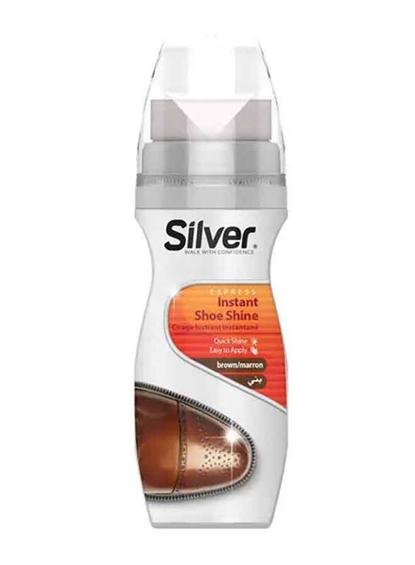 Silver Liquid Shoe D.Brn, 75ml