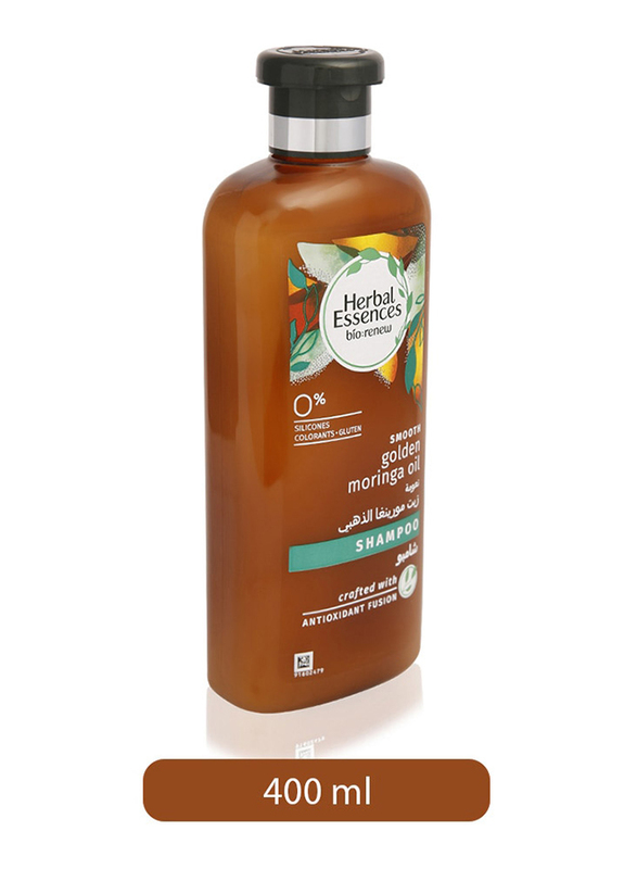 Herbal Essences Bio:Renew Smooth Golden Moringa Oil Shampoo for Damaged Hair, 400ml