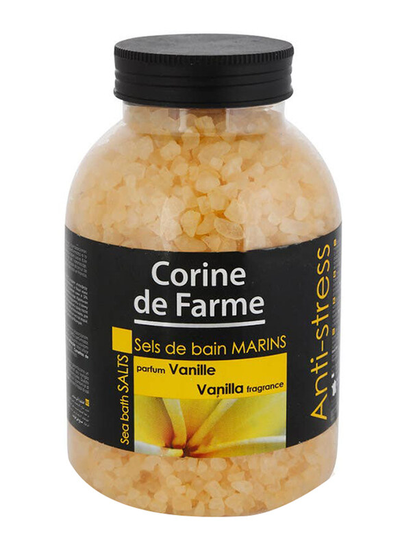 

Corine de Farme Natural Sea Salts Anti-Stress Bath Salts with Vanilla, 1.3 Kg