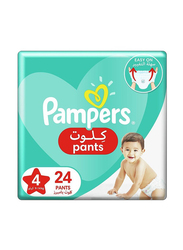 Pampers Pants, Size 4, 9-14 Kg, 24 Count