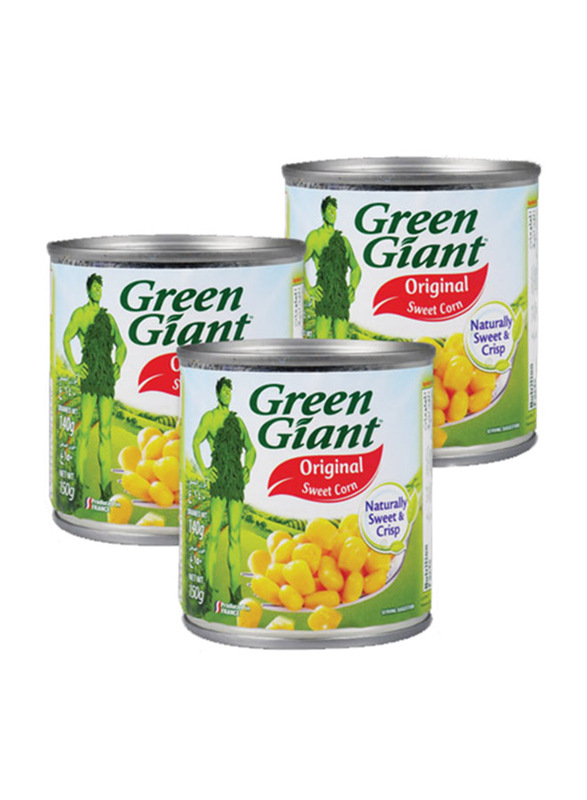 Green Giant Original Super Sweet Corn, 3 Cans x 150g