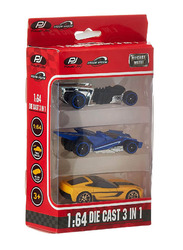 P.Joy V.Vroom Diecast Viper Die Cast, Diecast & Play Models, 3 Pieces, Ages 3+