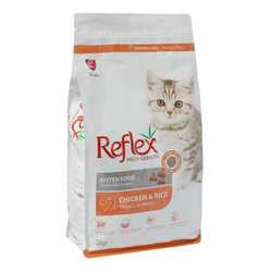 Reflex High Quality Chicken and Rice Kitten Dry Food, 2 Kg