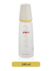 بيجيون زجاجة الرضاعة للاطفال 240 مل, اصفر/شفاف
