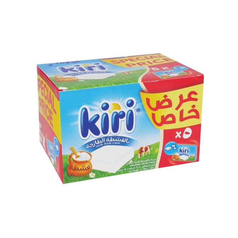 

Kiri Cheese 6 Portions 5X108 grams