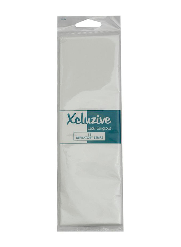 Xcluzive Depilatory Strips, 15 Piece