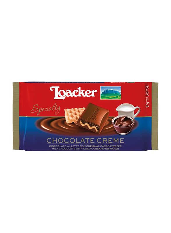 Loacker Chocolate Bar Cream, 87g