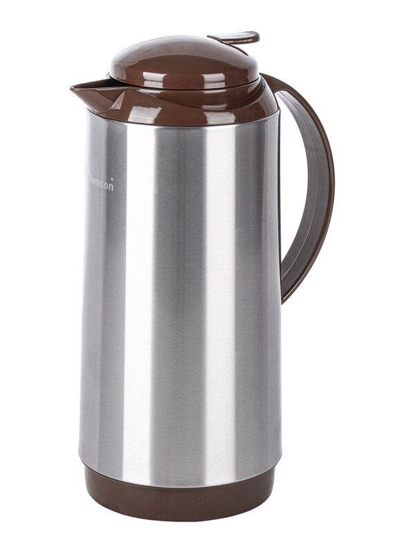 

Namson 1.3 Ltr Vacuum Flask, Silver/Brown