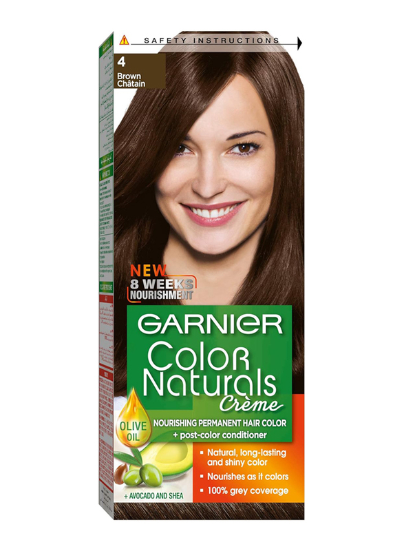 Garnier Color Naturals Hair Color, 110ml, 4 Brown