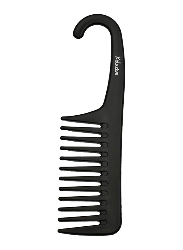 Xcluzive Wide Tooth Shower Comb with hang on Handle, One Size