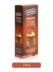 Mc Vitie's Digestive Thins Dark Chocolate Biscuits - 150g