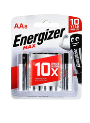 Energizer Max AA8 10X Long Lasting Battery - 5 Pieces