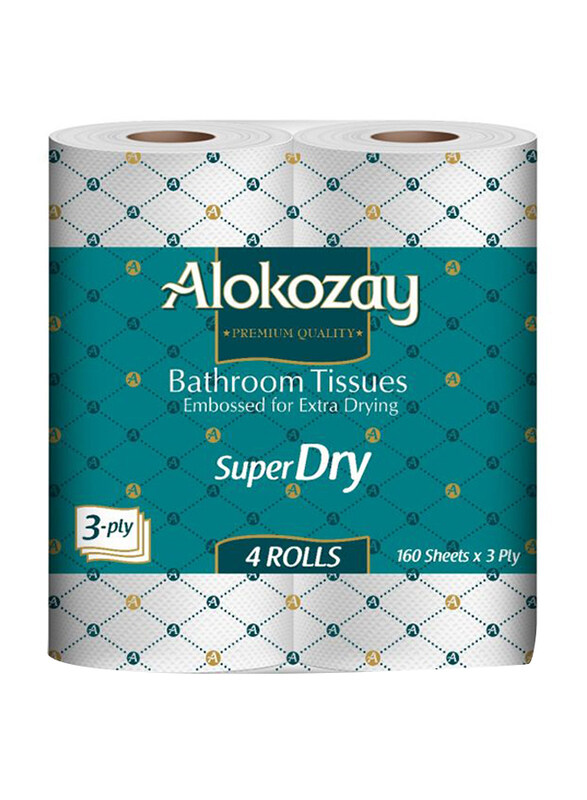 

Alokozay Premium Quality Bathroom Tissue Super Dry