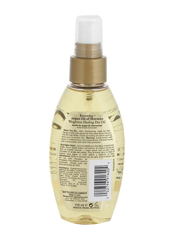 Ogx Renewing Argan Oil of Morocco Weightless Healing Dry Oil, 4oz