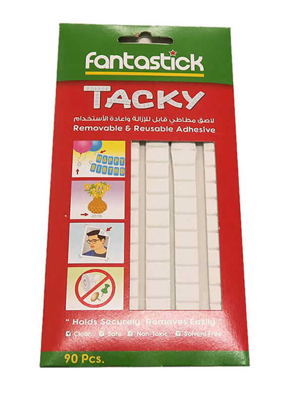 

Fantastick Stick Tack Tacky Removable & Reusable Adhesive, White