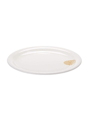 Servewell 19cm Melamine Side Plate, White/Gold