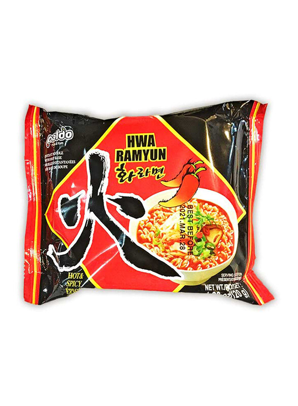 

Paldo Hwa Ramyun Hot & Spicy Noodles, 120g