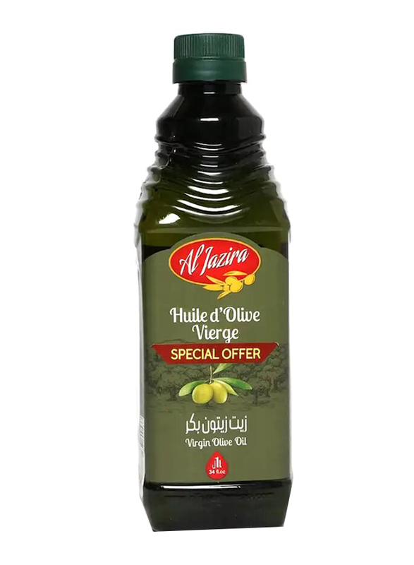 Al Jazera Virgin Olive Oil In Plastic Bottle, 1 Liter