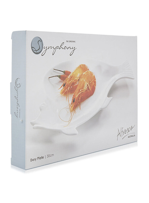 

Symphony 31cm Porcelain Dory Plate, White