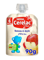 Nestle Cerelac Banana Apple Baby Puree Food, 90g
